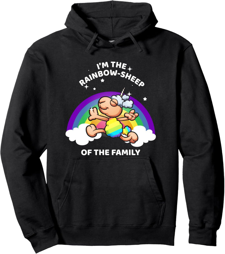 I'm The Rainbow Sheep Of The Family I Am LGBT CSD Rainbow Pullover Hoodie