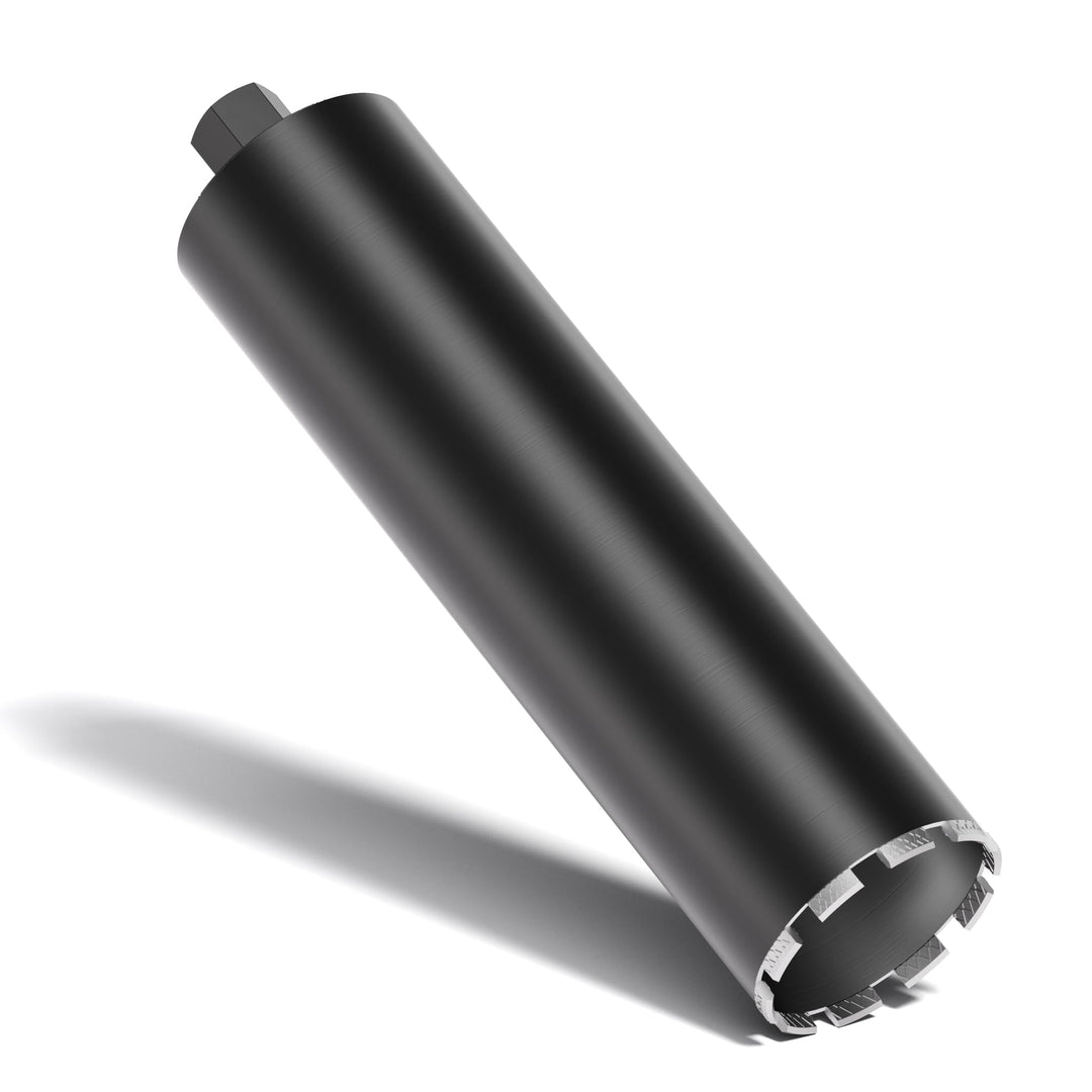 Wiltec Diamantbohrkrone Typ 2 (Mesh) Ø 127 mm, Bohrkrone 450 mm, 1¼ UNC Nassbohrkrone, Diamantbohrer