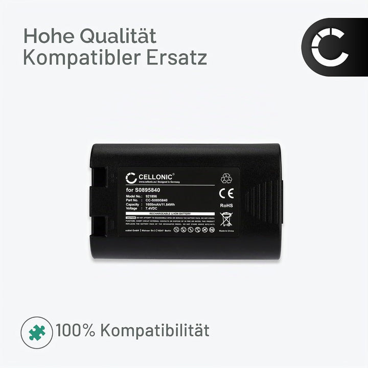 CELLONIC® Ersatz Akku S0895840,W002856 kompatibel mit DYMO LabelManager 360D, 420P, Rhino 4200, 5200