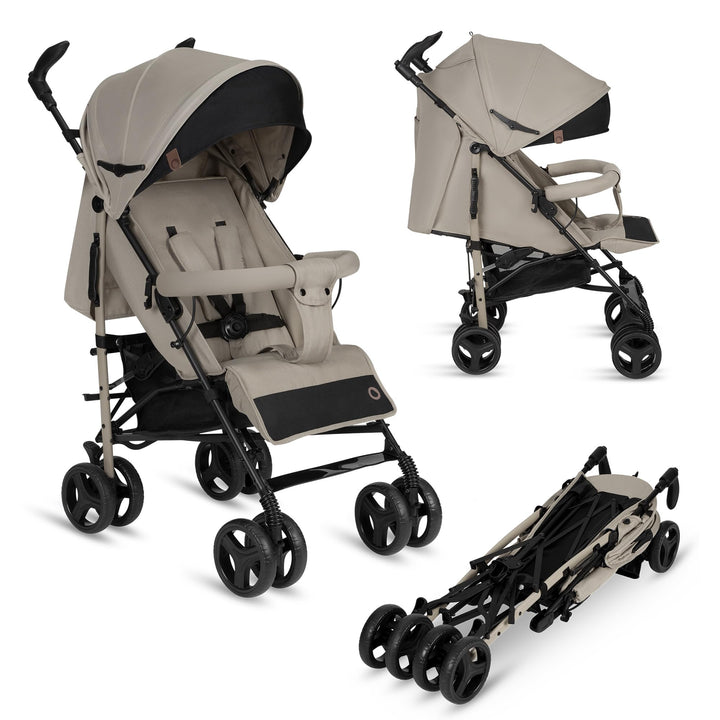 Lionelo Irma Buggy Kinderwagen ab 6 Monate, leicht 7 kg, Liegeposition, faltbar mit Einhand-Faltsyst