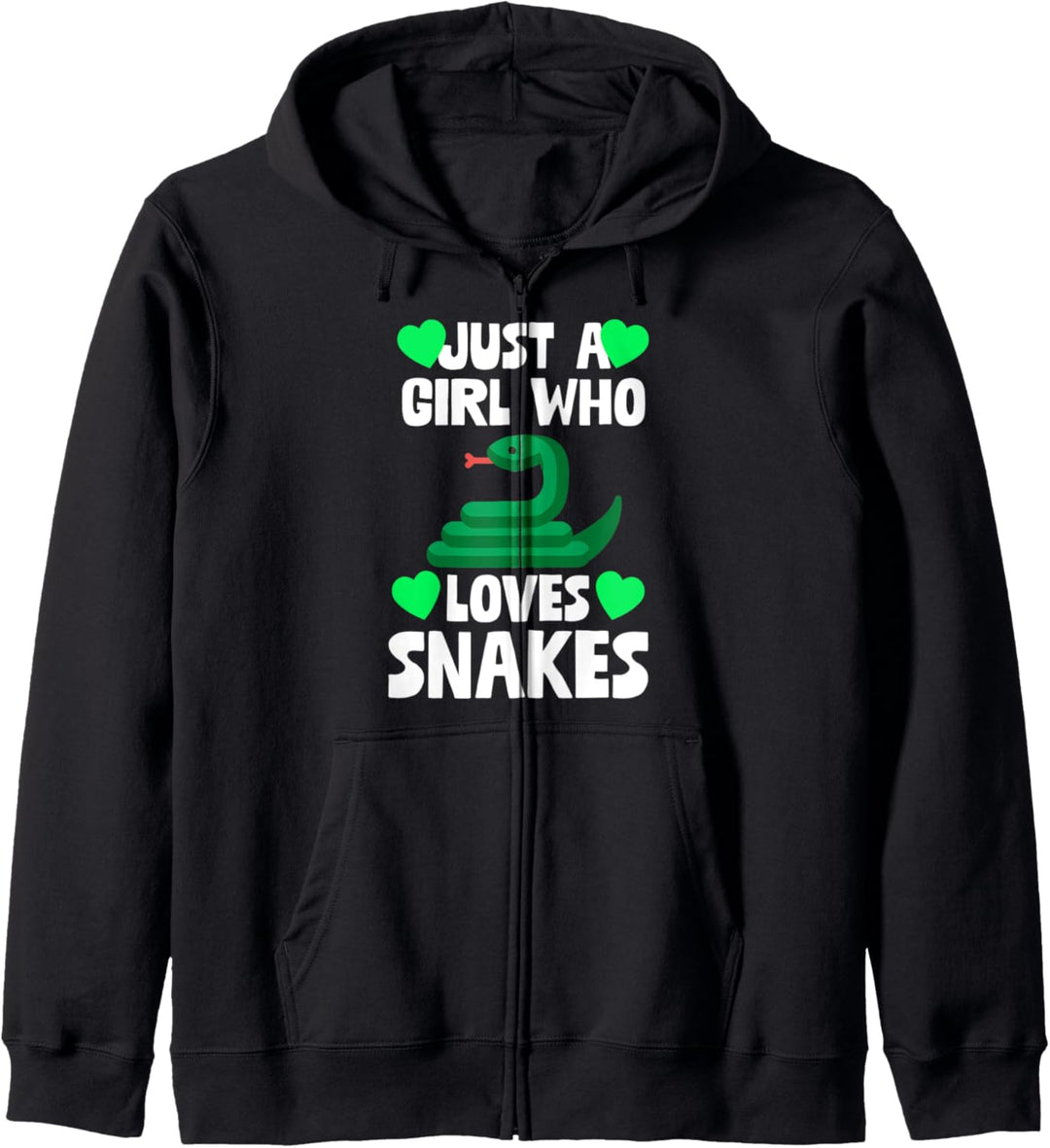 Just A Girl Who Loves Snakes - Snake Lover Gift Kapuzenjacke