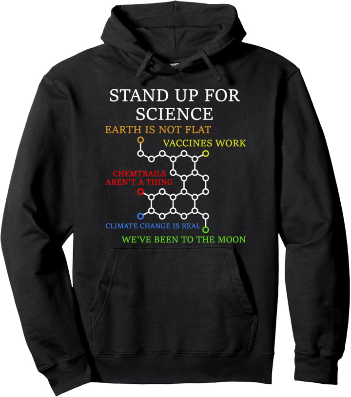 Stand Up For Science Wissenschaft Universität Student Pullover Hoodie