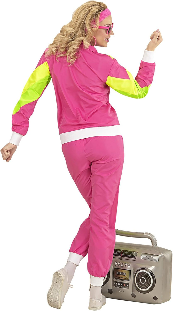 W WIDMANN MILANO Party Fashion - Trainingsanzug, 80er Jahre Outfit, Jogging, Bad Taste, Faschingskos