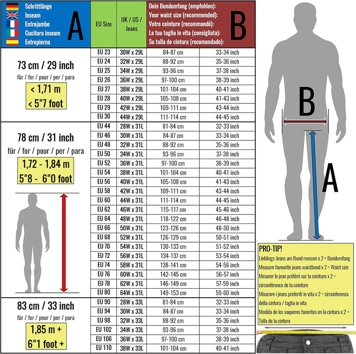 TMG | Profile Arbeitsshorts für Herren, komfortabel, Kurze Schutzhose mit Werkzeugtasche, mit Stretc
