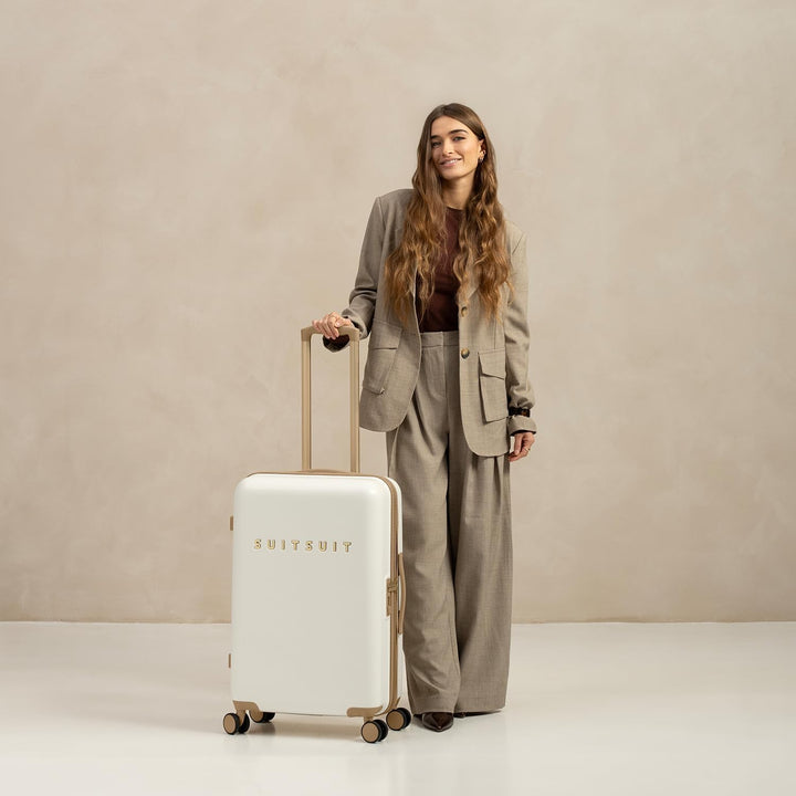 SUITSUIT Koffer Gross 66 cm - Leicht Hartschalen Reisekoffer mit Rollen - TSA-Schloss - 59 L - Fusio