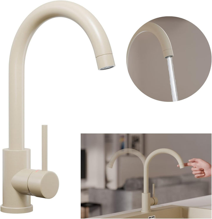 Küchenarmatur mit Perlator Primagran 5010 Beige, Beige