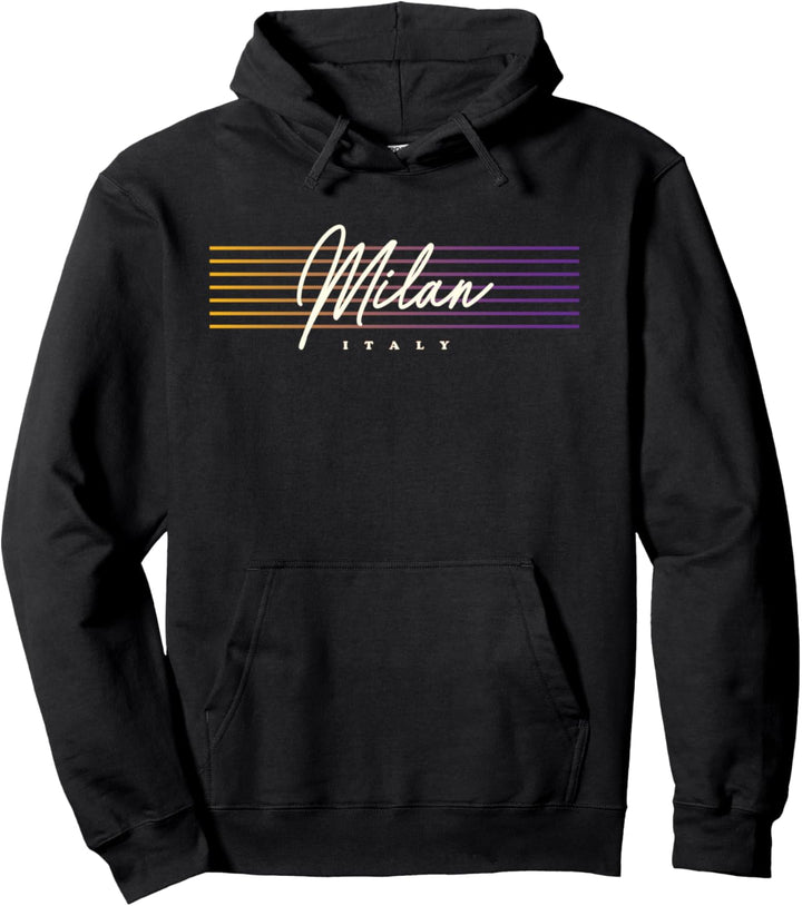 Milan Souvenir Vintage Italien Pullover Hoodie