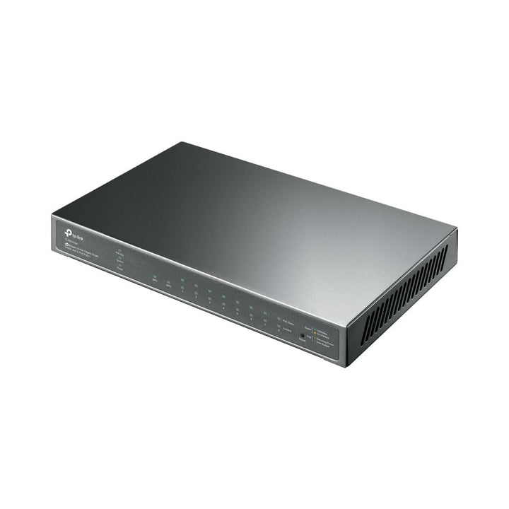 TP-Link TL-SG2210P 10-Port Smart Switch mit 8 PoE+ Ports (61 Watt, Zentrales Cloud-Management, In Om