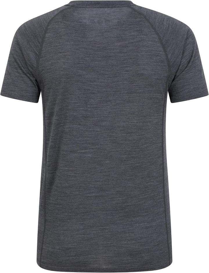 Mountain Warehouse Summit Merino Herren T-Shirt Unterhemd Thermounterwäsche Funktionsunterwäsche Ski