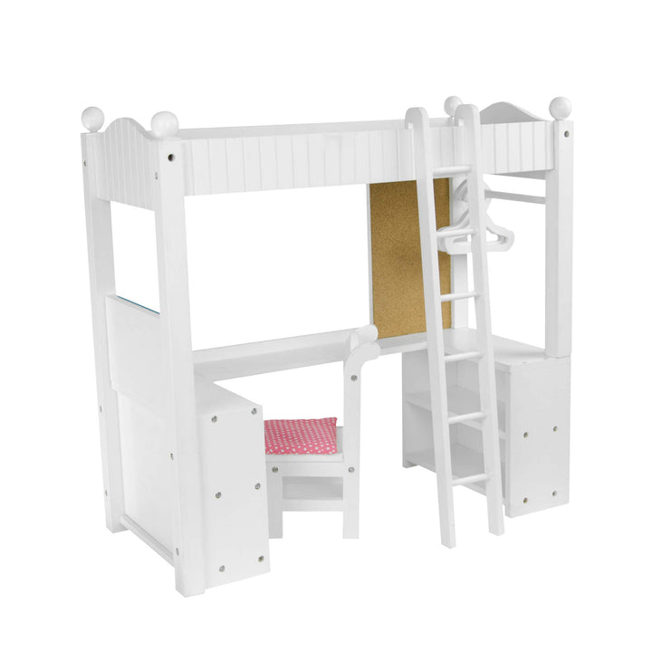 Puppen-Etagenbett Schreibtisch Puppenzubehör Spielzeug Olivias World TD-0204A