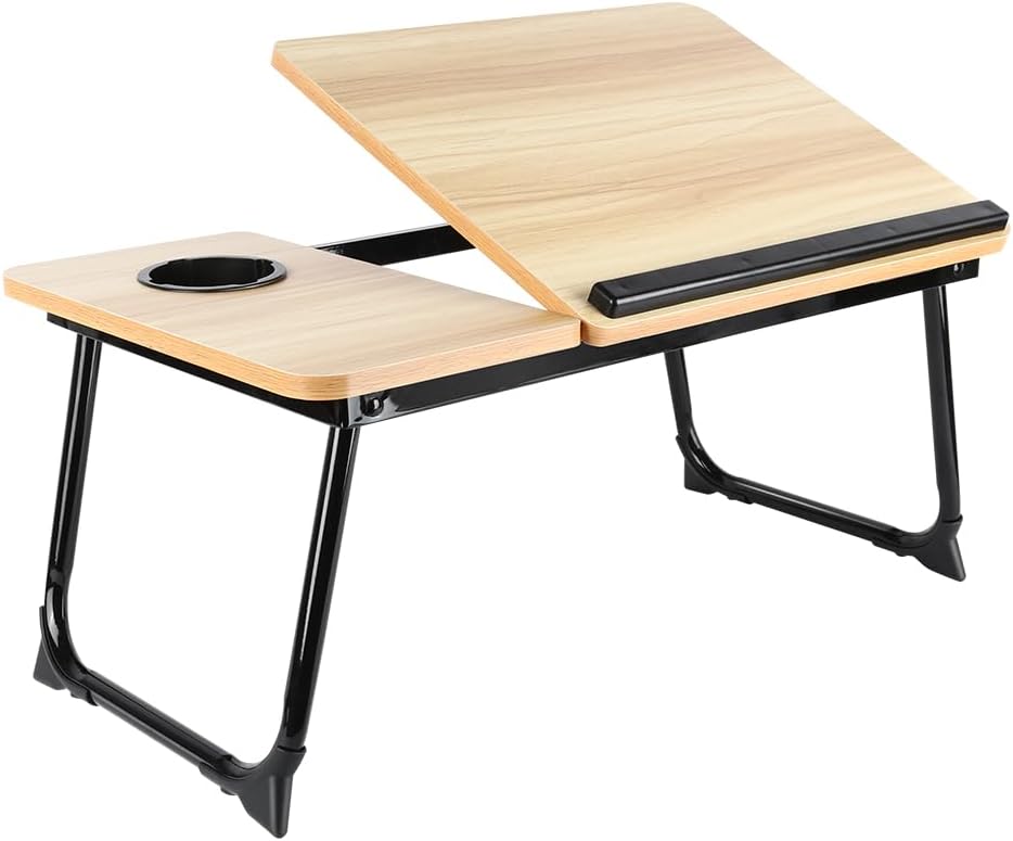 Laptop-Bett, höhenverstellbar und Winkel, Lese- und Laptop-Ständer, klappbar, Tisch für Bett/Sofa/Bo