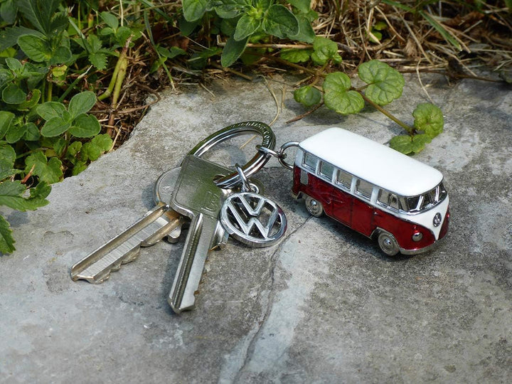 BRISA VW Collection - T1 Bulli Bus Schlüsselanhänger 3D Modell | Volkswagen Key Holder für Schlüssel