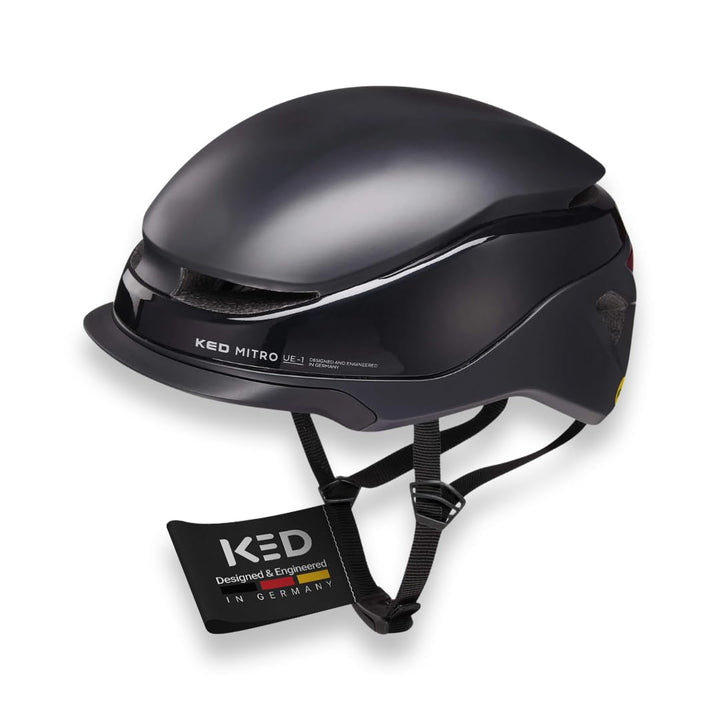 KED Mitro UE-1 Fahrradhelm Schwarz L (58-61cm), Schwarz L (58-61cm)