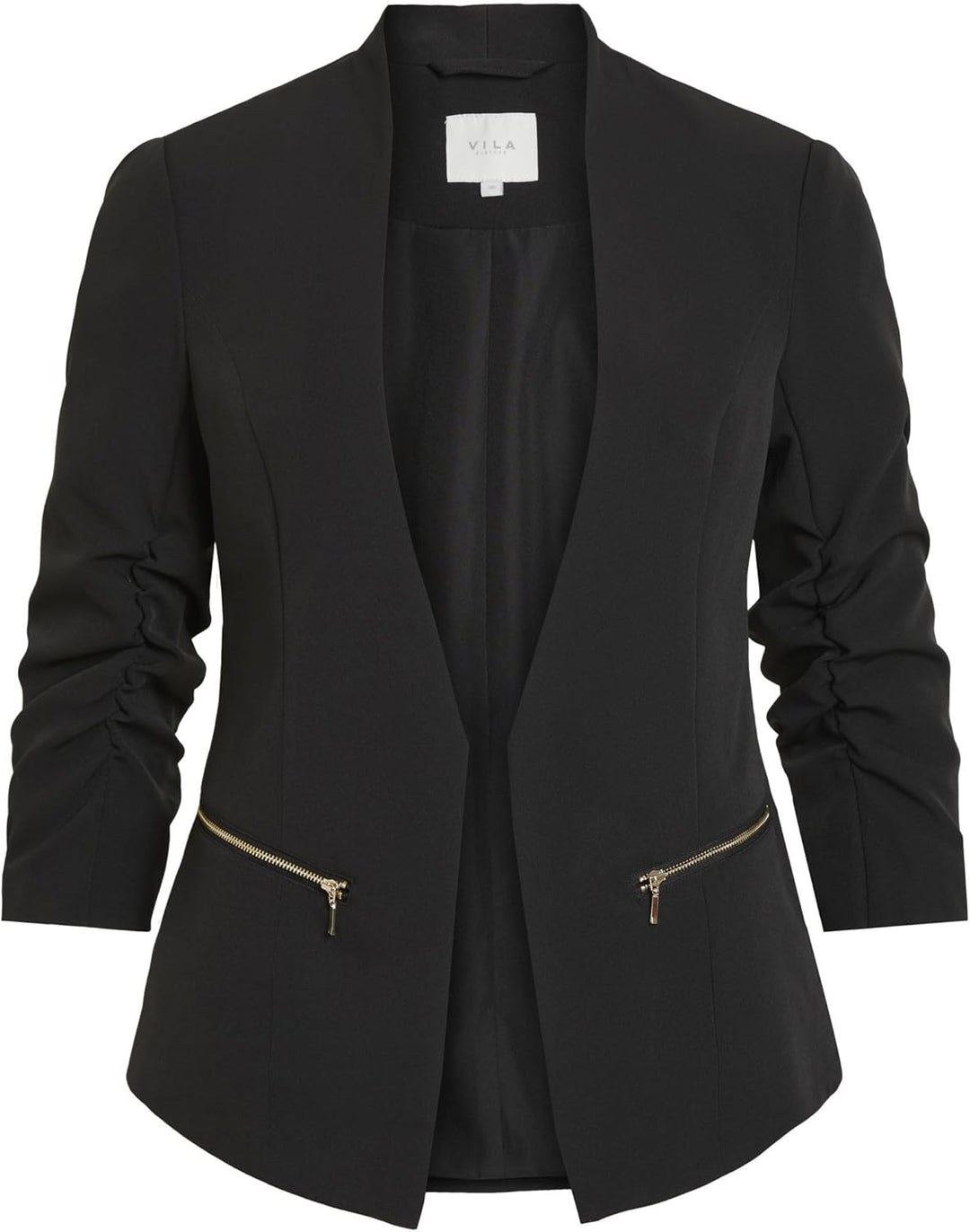 Vila Damen Blazer 36 Schwarz, 36 Schwarz