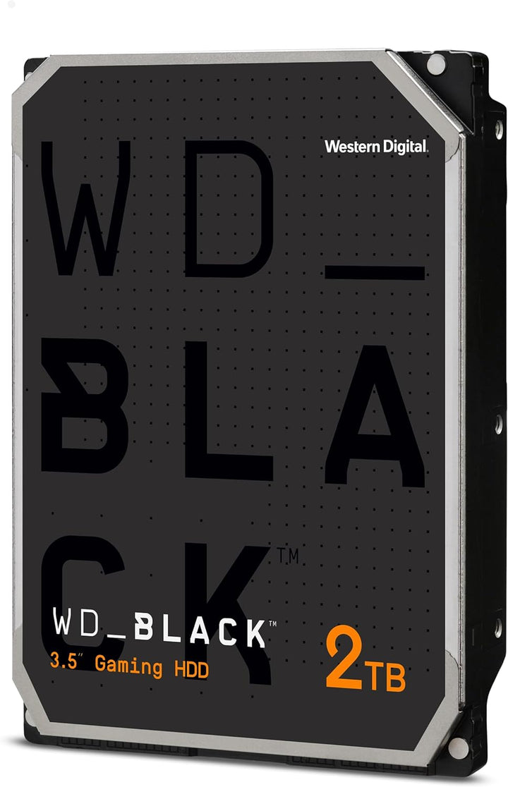 WD_BLACK Hochleistungsspeicher 2 TB (HDD, interne Gaming Festplatte, 7.200 U/min, SATA 6 Gbit/s, 256