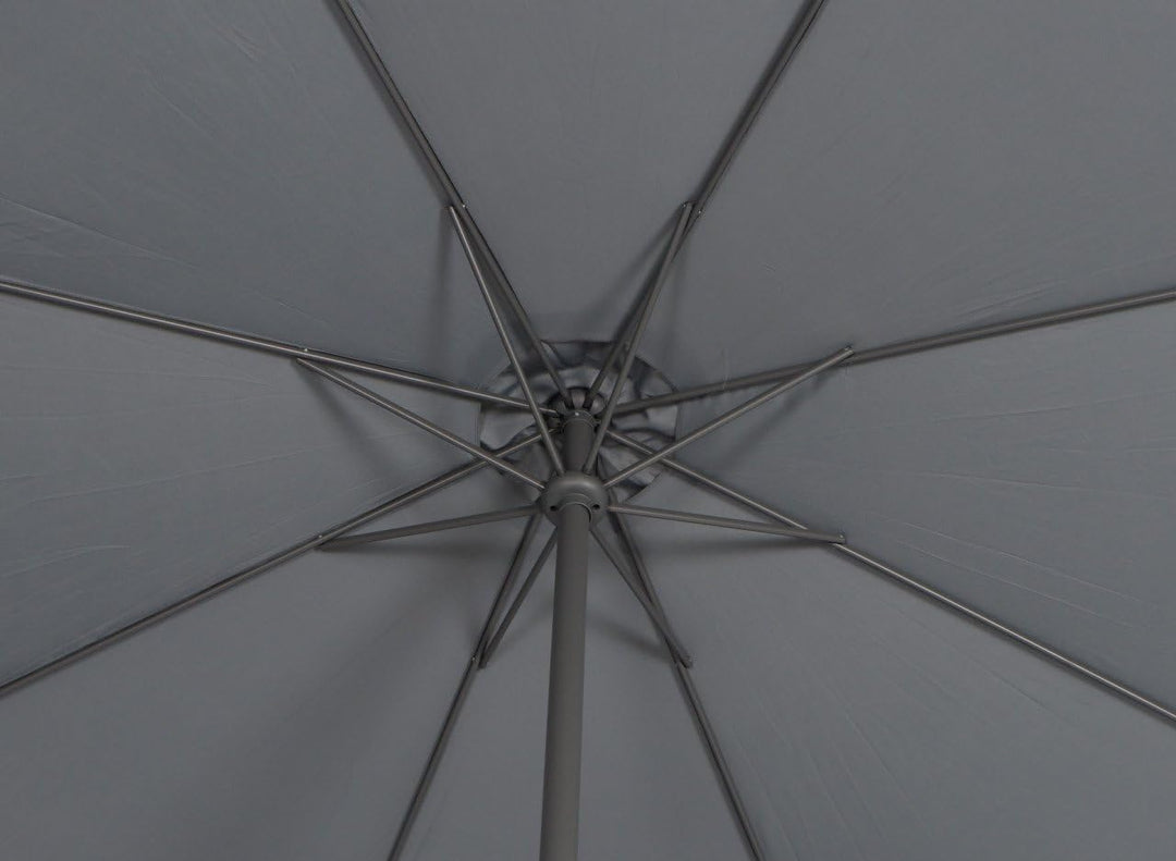 Trend Line Alu Sonnenschirm Sofia anthrazit Ø 300 cm Gartenschirm Schirm