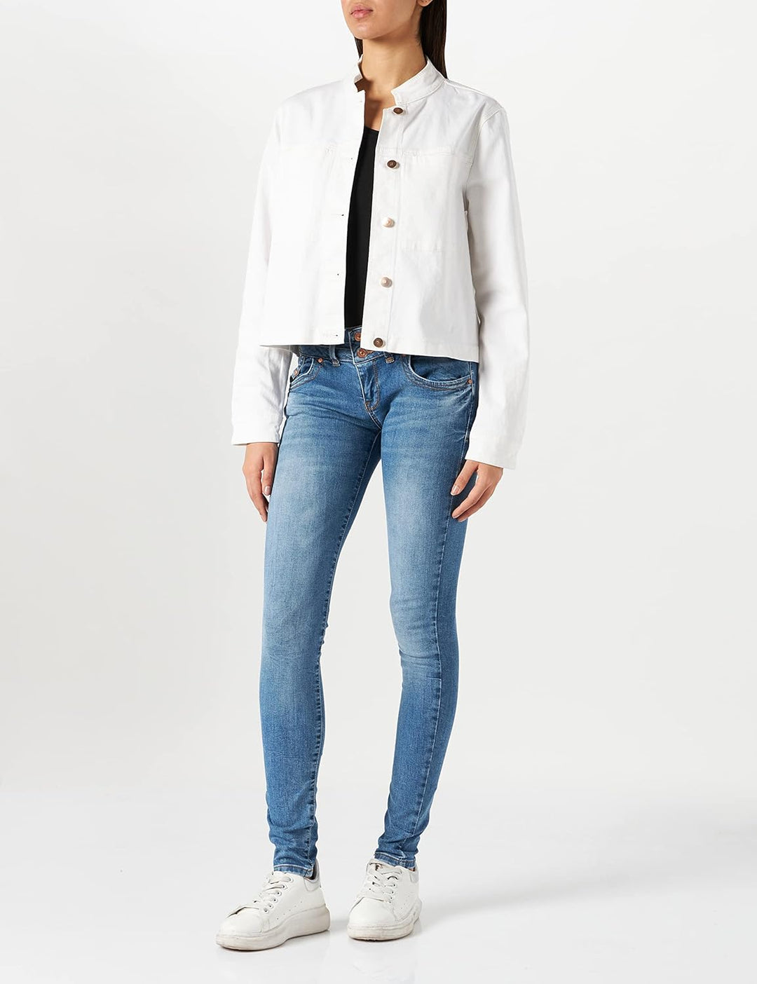 LTB Jeans - Damen - Julita X - Low Waist - Slim Fit Jeans - Hosen 24W / 30L Lelia Undamaged Wash 536