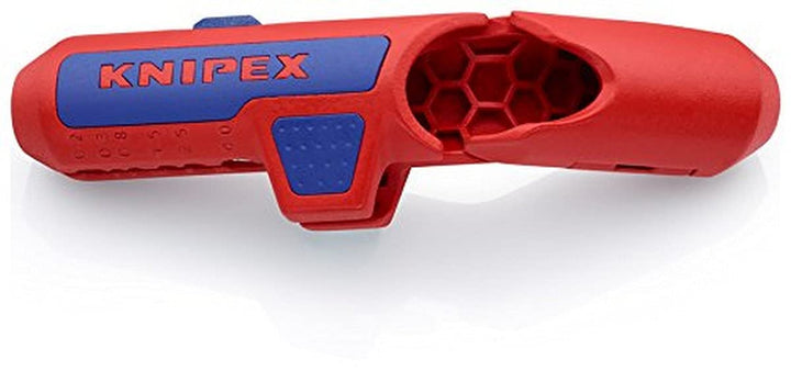 Knipex ErgoStrip Abisolierzange Blau/Rot – 1,3 cm, 8 mm, Kunststoff, Blau/Rot, 13,5 cm, 74 g