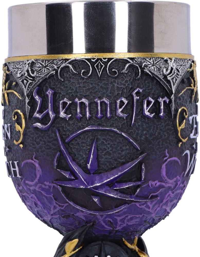 Nemesis Now Krug Kanne Offizielles Lizenzprodukt The Witcher Yennefer Kelch, 19,5 cm, Schwarz