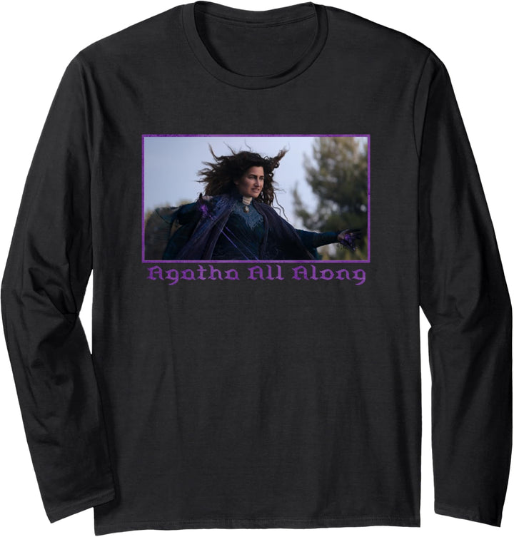 Marvel WandaVision Agatha Harkness Magic Agatha All Along Langarmshirt