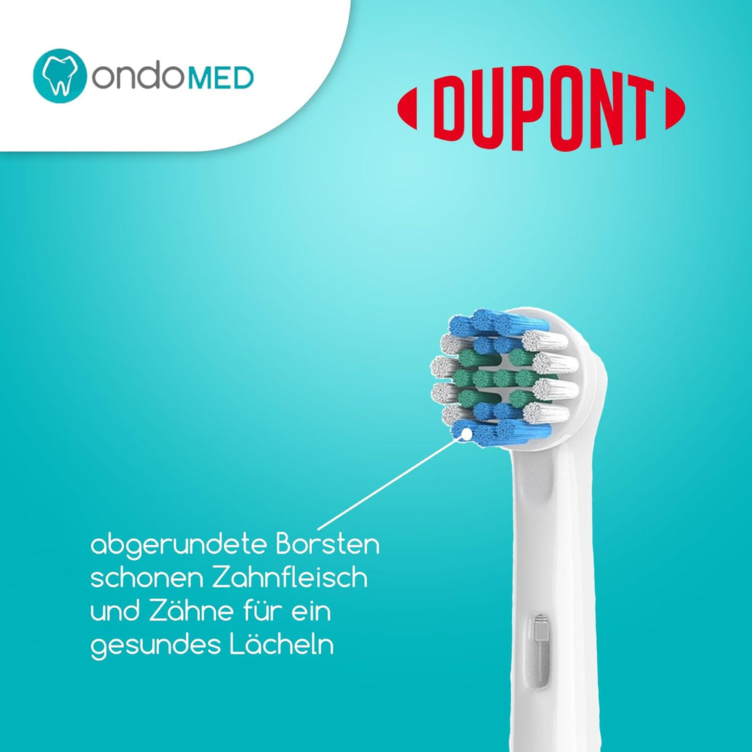 20x Precision Clean Aufsteckbürsten Kompatibel mit Oral b Elektrische Zahnbürste, Zahnbürstenaufsatz