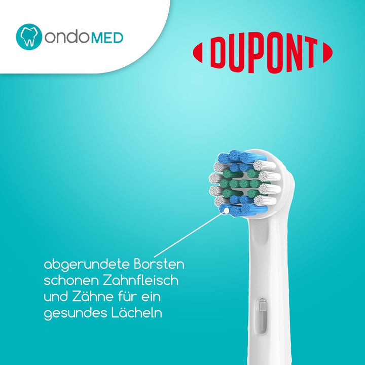 20x Precision Clean Aufsteckbürsten Kompatibel mit Oral b Elektrische Zahnbürste, Zahnbürstenaufsatz