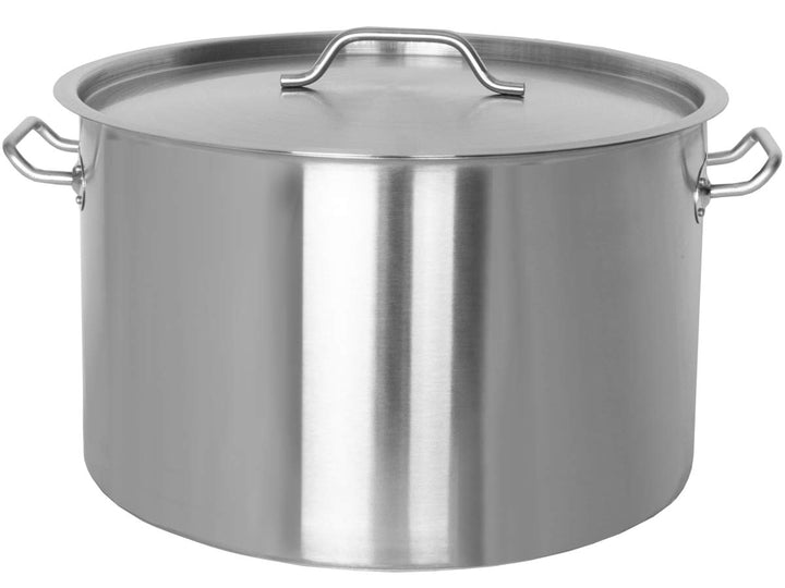 Beeketal 'BKT-83' Gastronomie Kochtopf ca. 80 Liter aus Edelstahl mit starken Griffen und Deckel, To