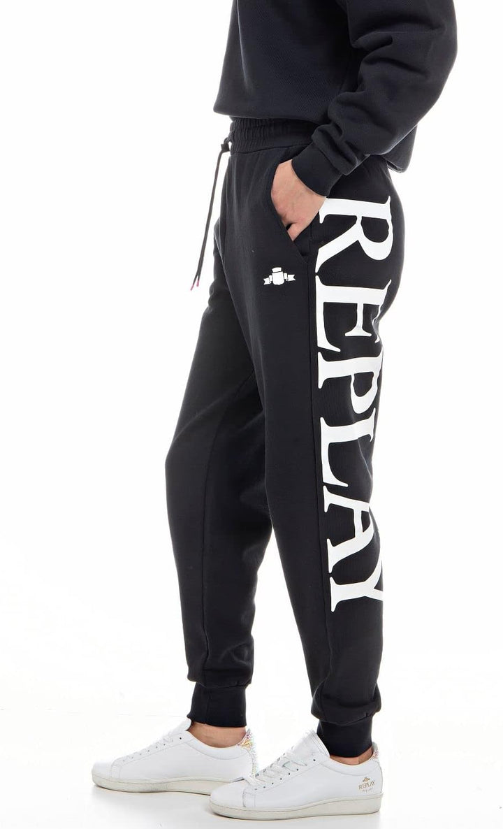 Replay Damen Jogginghose mit Tunnelzug XS Black 098, XS Black 098