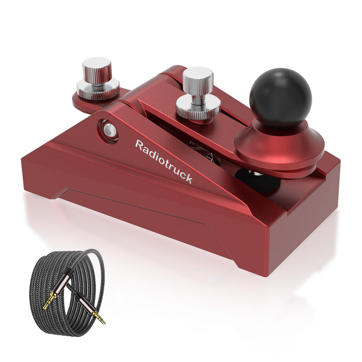 CW Telegrafieschlüssel Auto-Morse – Funk-HAM-Send-Telegrammschlüssel, CyberTruck-Form, Lambisch, Ein