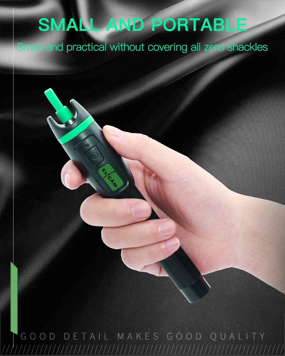 Elfcam® - Universal FTTH VFL optischer Stift, optische Fehlersuche, Lieferung mit Adapter SC männlic