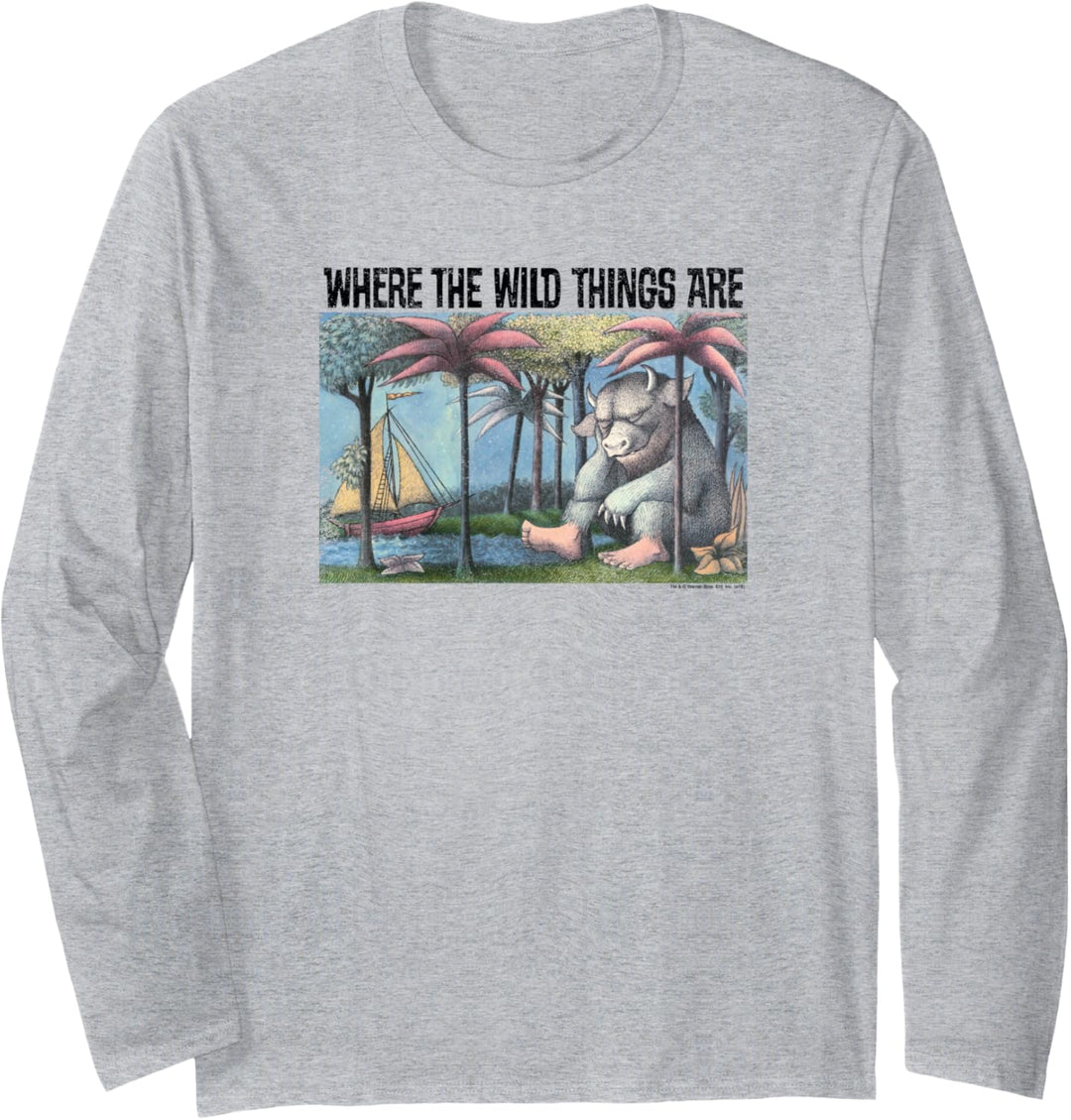 Where the Wild Things Are Cover Art Langarmshirt
