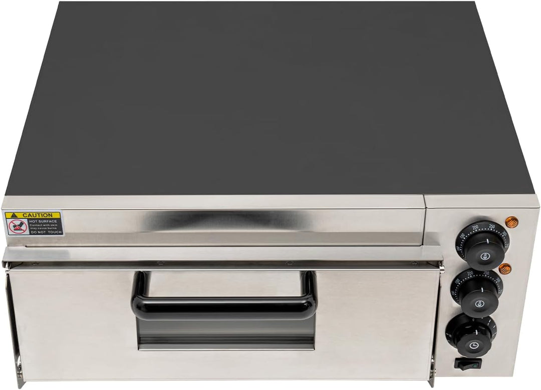Pizzaofen für den Innenbereich, elektrischer 2000W Pizzaofen für die Arbeitsplatte, modernes Design,