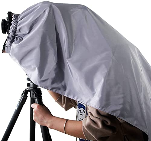 eTone Professionelle Fokussierhaube für Grossformat-Kameraverpackungsschutz Focusing Hood Dark Cloth