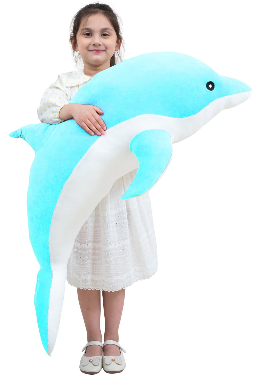 Delfin Plüschtiere Schöne Gefüllte Weiche Tier Umarmungskissen Delphin Puppen für Kinder(50cm/19.68i