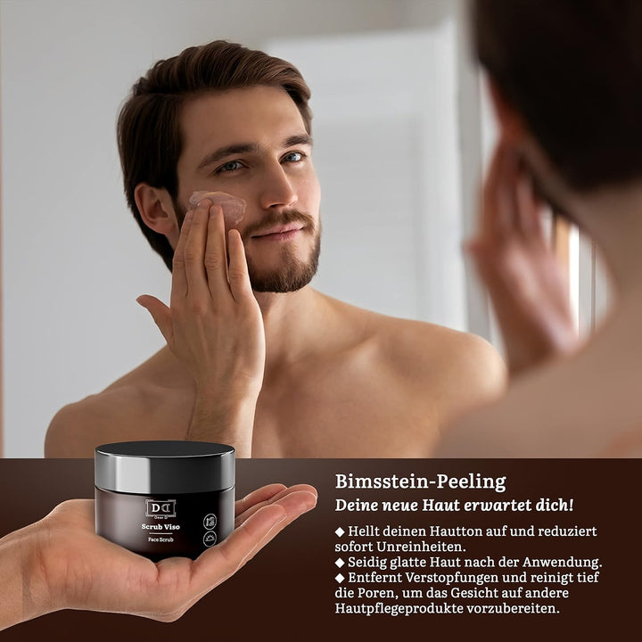 Dear D Herren Gesichtspeeling | Exfoliating Face Scrub Mit Aufhellender Und Reinigender Wirkung | Id