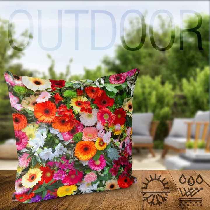 VOID Blumenmischung Kissenbezug Kissenhülle Sofakissen Kissen Deko Outdoor-Kissen Dekokissen, Kissen