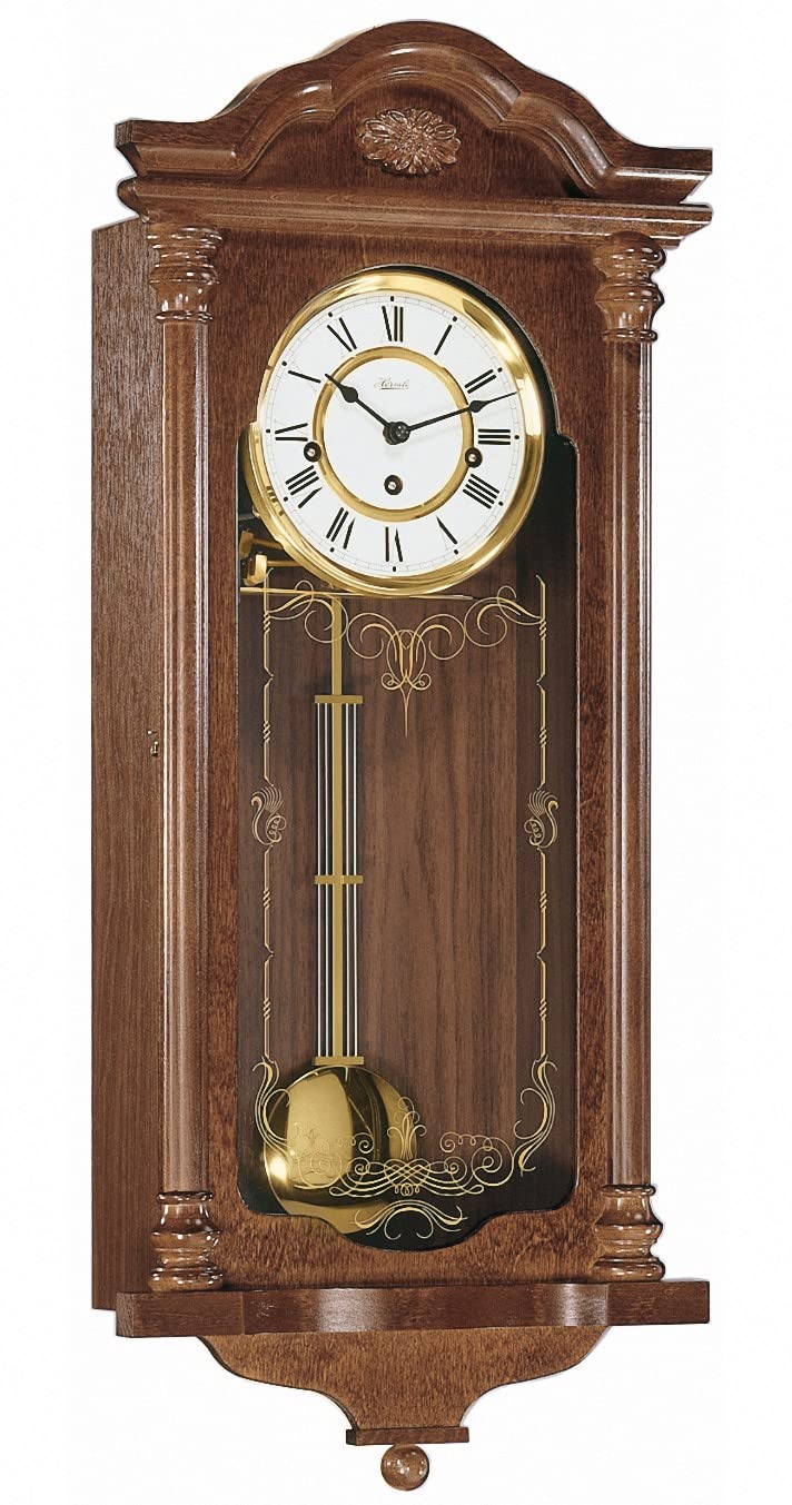 Hermle Uhrenmanufaktur Wanduhr, Holz, Braun, 67cm x 29cm x 14,5cm 67cm x 29cm x 14,5cm Braun, 67cm x