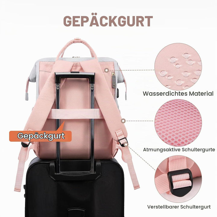 LOVEVOOK Rucksack Damen Gross Laptop Rucksäcke mit Laptopfach 17.3 Zoll Schulrucksack Mädchen Teenag