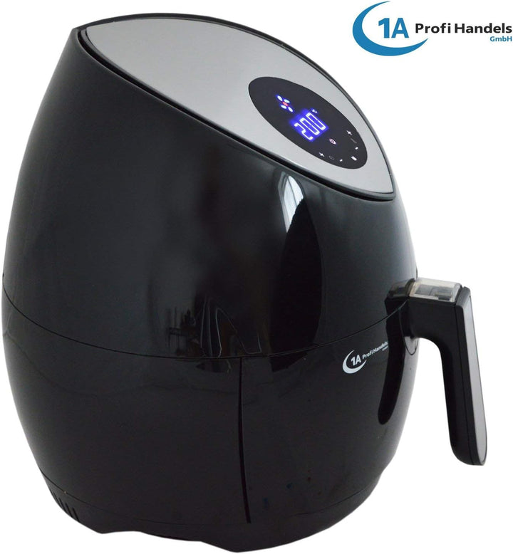 FRITTEUSE OHNE FETT HEISSLUFT-FRITTEUSE DIGITAL MULTI FRITTEUSE HEISSLUFT ECO-AIR-PROFI DC-1400W sch