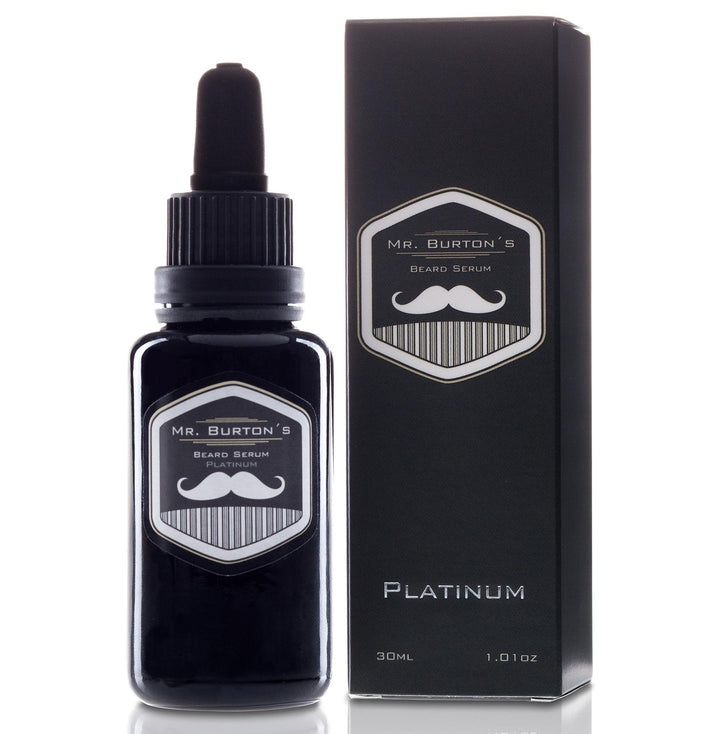 Mr. Burton´s Bartserum Platinum -wöchentliche Kur - der Bartretter - extremste Pflege bei Hitze Kält