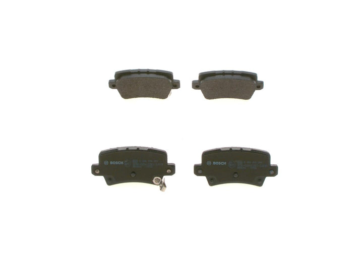 Bosch BP1121 Bremsbeläge - Hinterachse - ECE-R90 Zertifizierung - vier Bremsbeläge pro Set