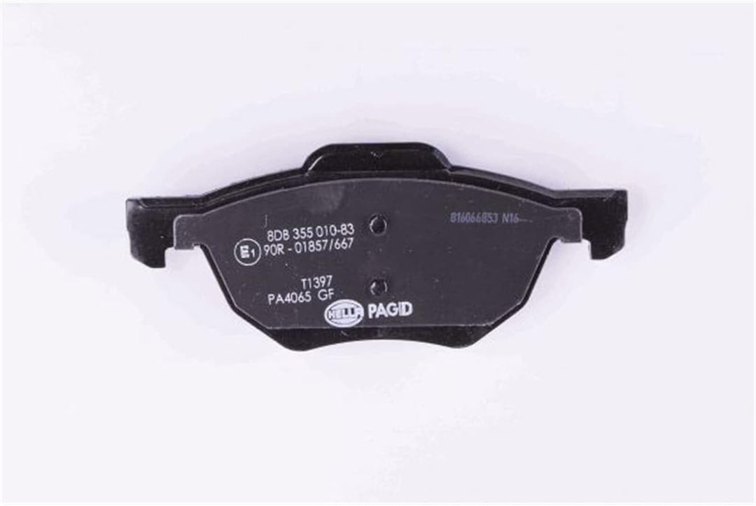 HELLA PAGID 8DB 355 010-831 Bremsbelagsatz - T1397 - Dicke/Stärke: 17mm - Bremssystem: Teves - mit a