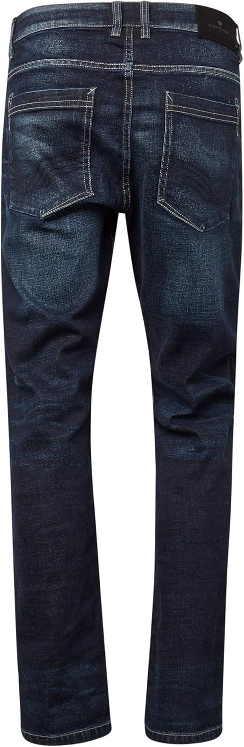 TOM TAILOR Herren Trad Relaxed Jeans 30W / 32L 10282 - Dark Stone Wash Denim, 30W / 32L 10282 - Dark