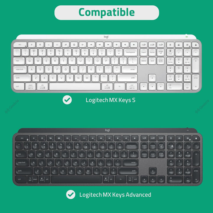 Geekria Tastatur-Tragetasche, kompatibel mit Logitech MX Keys S/MX Keys Advanced, Hartschalen-Reisee