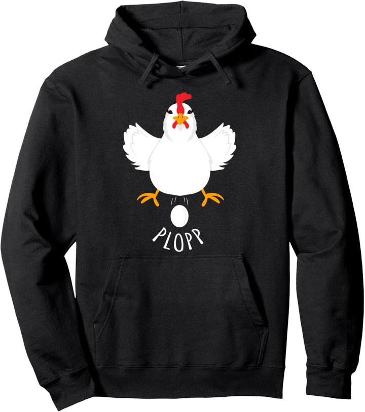 Huhn Ei Tier Tierfreund Tierliebe Geschenk Hoodie Pullover Hoodie