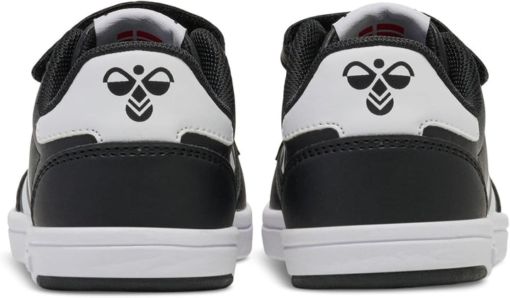 hummel Klettverschluss Sneaker Stadil Light Kinder 28 EU Black White, 28 EU Black White