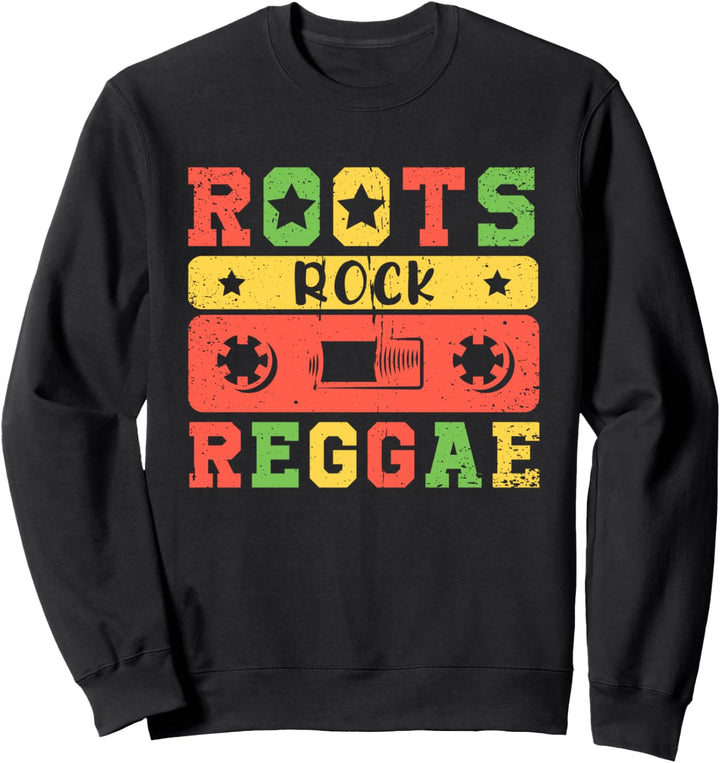 Reggae Roots Rockmusik Jamaika Rastafarin Dreadlocks Peace Sweatshirt