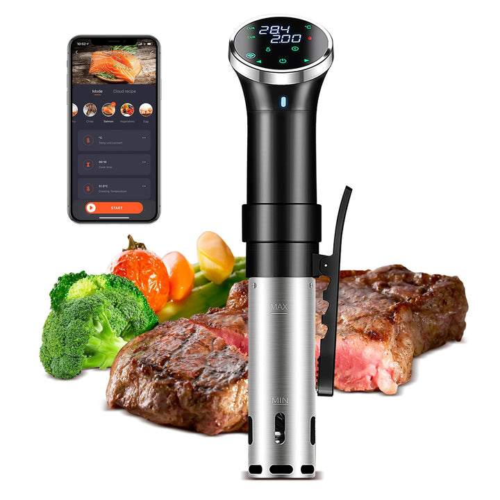 Sous Vide,Sous Vide Garer grossem Touchscreen 1100 Watt Präzisionsgarer, Tauchthermostate, Sous Vide