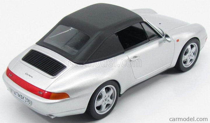 Norev Porsche 911 993 Cabriolet 1994 Silber Modellauto 187592 1:18