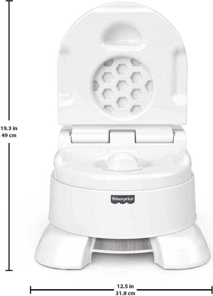 Fisher-Price GPN14-4-in-1 Premium Töpfchen – mitwachsendes Töpfchen, mit realistischen Geäruschen &